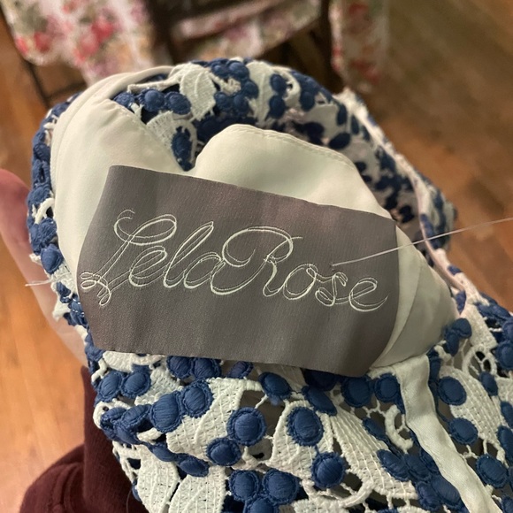 Lela Rose blue and white dress - Picture 5 of 6